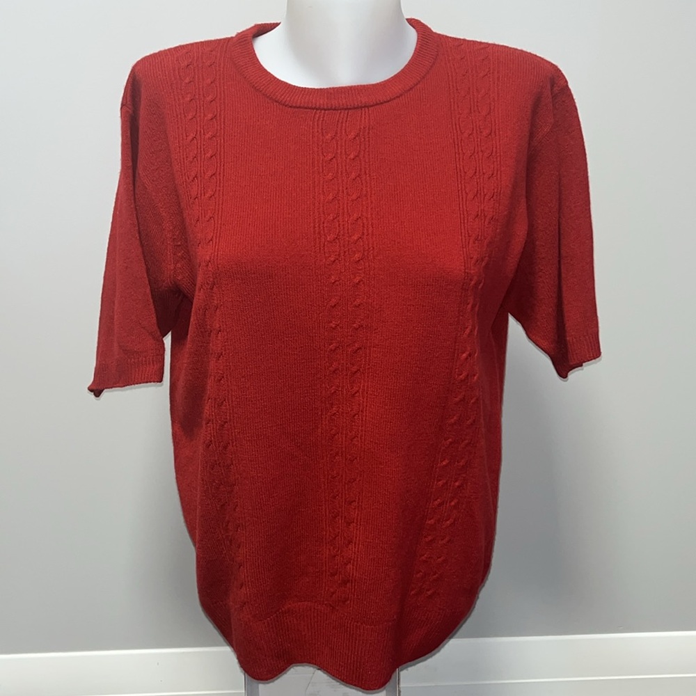 St. Louis Classic Red Sweater Cashmere XL vintage
